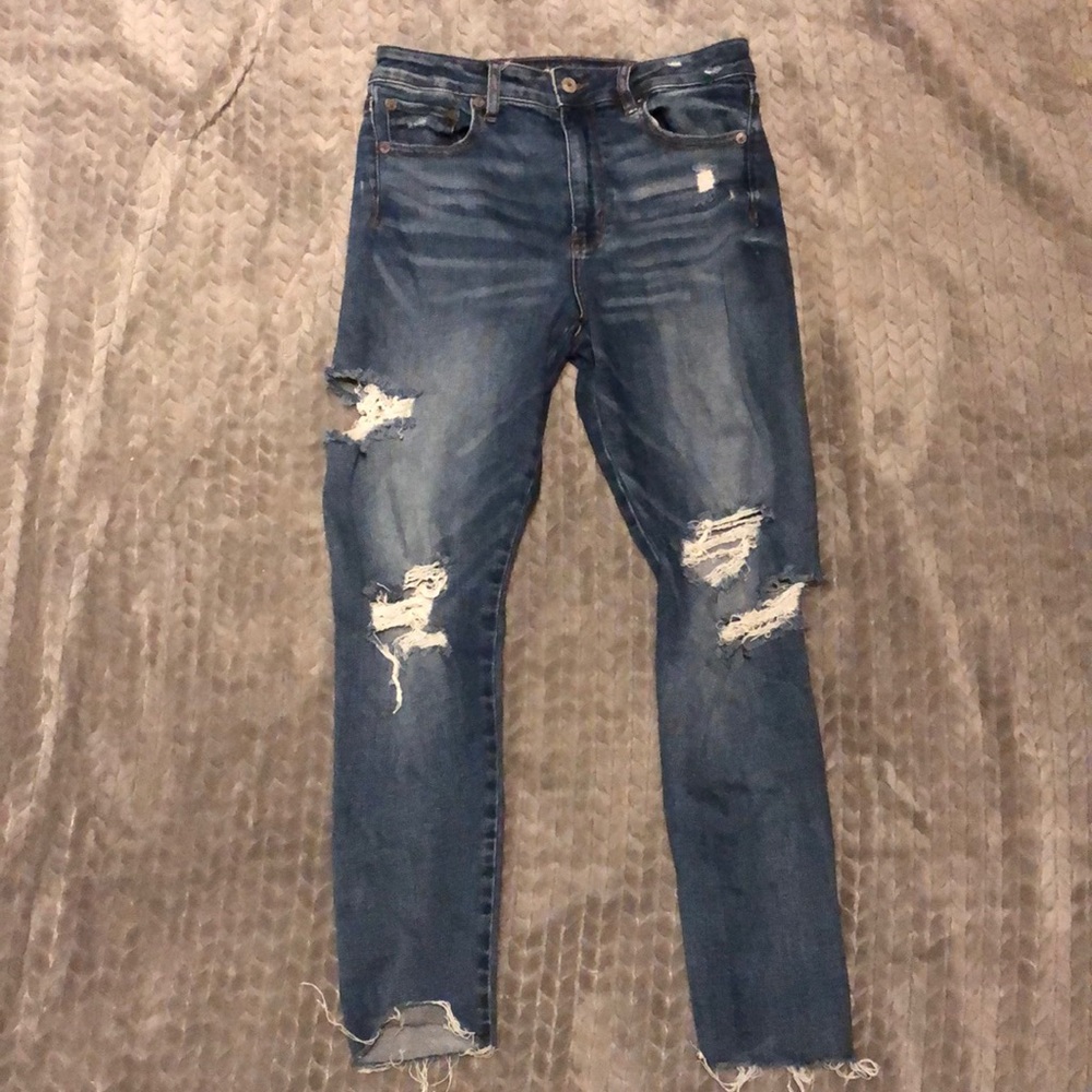 Ripped American eagle jeans